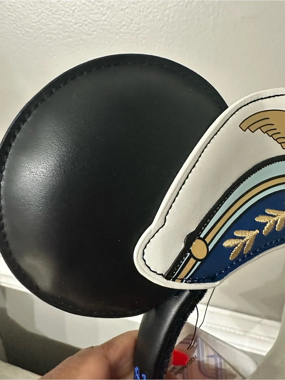 Mickey Mouse Pilot ears with Donald Duck design